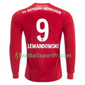 Tenue Bayern Munich Robert Lewandowski 9 Domicile 2019-2020 Maillot de Foot ML